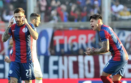Elías y Bareiro en el último San Lorenzo - Boca