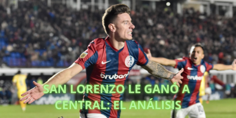 SAN LORENZO LE GANÓ A CENTRAL EL ANÁLISIS