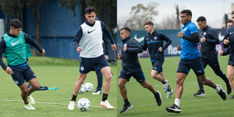 San Lorenzo entrenó pensando en Huracán