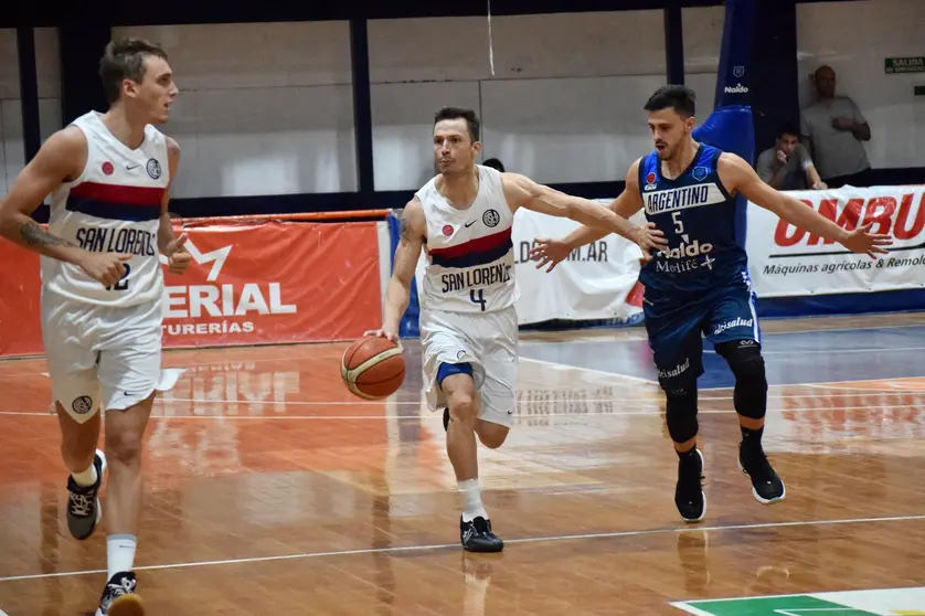 Lucas Perez y Facundo Rutenberg Fuente: Twitter @CASLABasquet