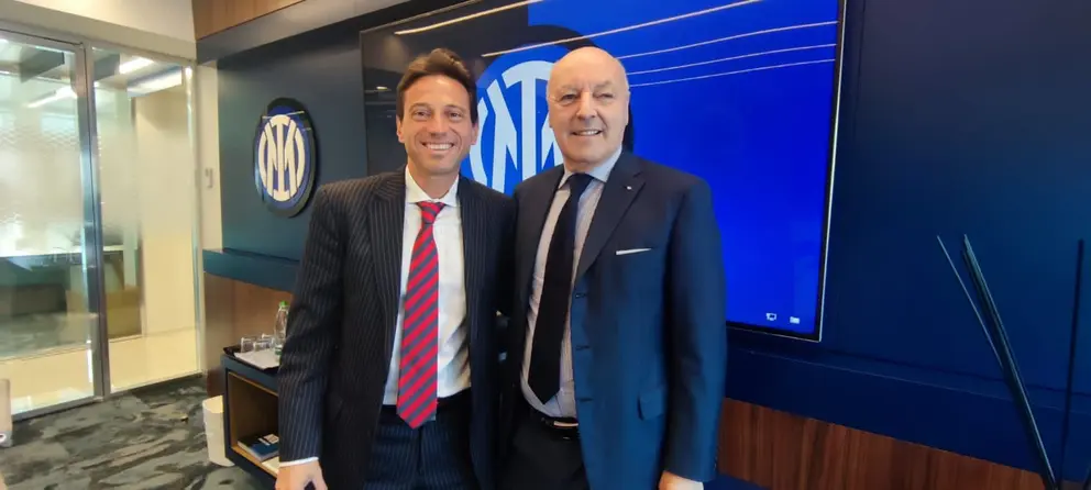 Marcelo Moretti fue recibido por Giuseppe Marotta