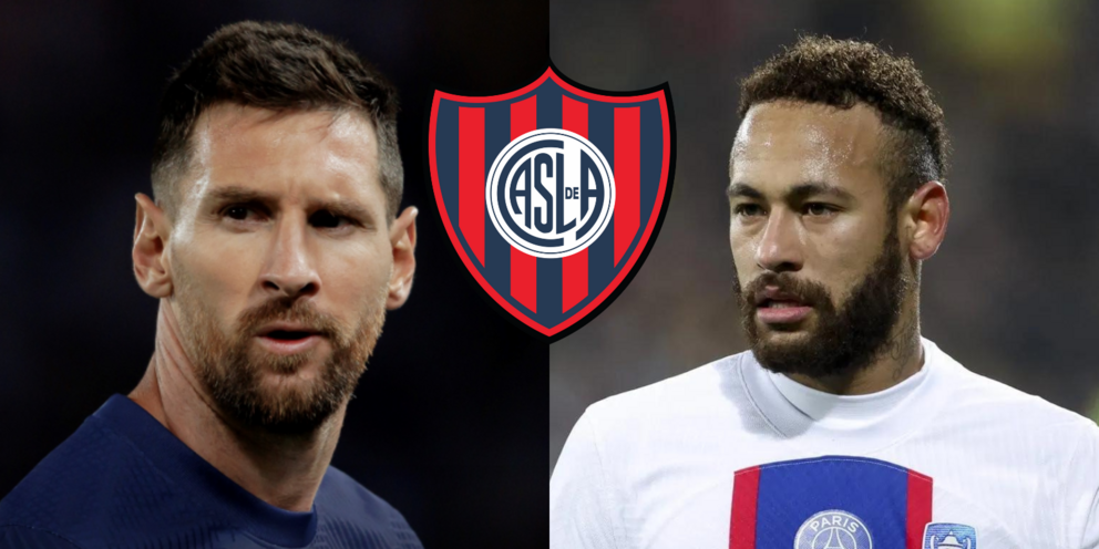 Messi Neymar San Lorenzo