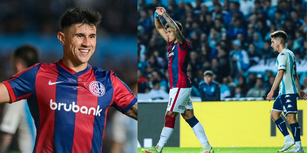 San Lorenzo empató con Racing, Adam Bareiro y su gol