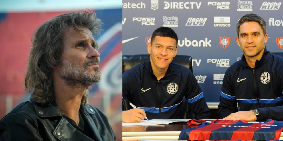 Insúa, Matías Caruzzo y Elías Báez tras renovar con San Lorenzo