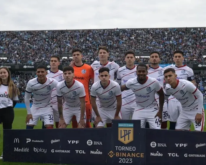 El equipo de San Lorenzo contra Belgrano de Córdoba