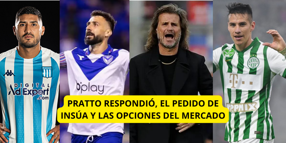 PRATTO RESPONDIÓ A SAN LORENZO, EL PEDIDO DE INSÚA Y LAS OPCIONES DEL MERCADO