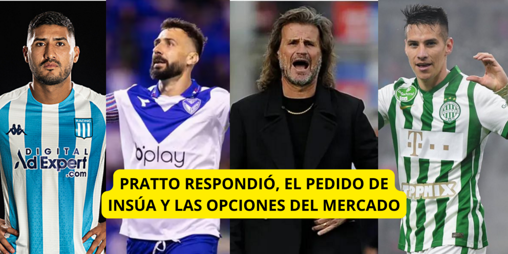 PRATTO RESPONDIÓ A SAN LORENZO, EL PEDIDO DE INSÚA Y LAS OPCIONES DEL MERCADO