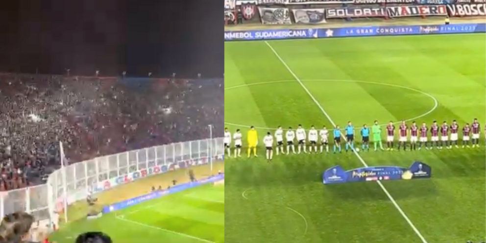 El recibimiento de San Lorenzo vs Sao Paulo por Copa Sudamericana