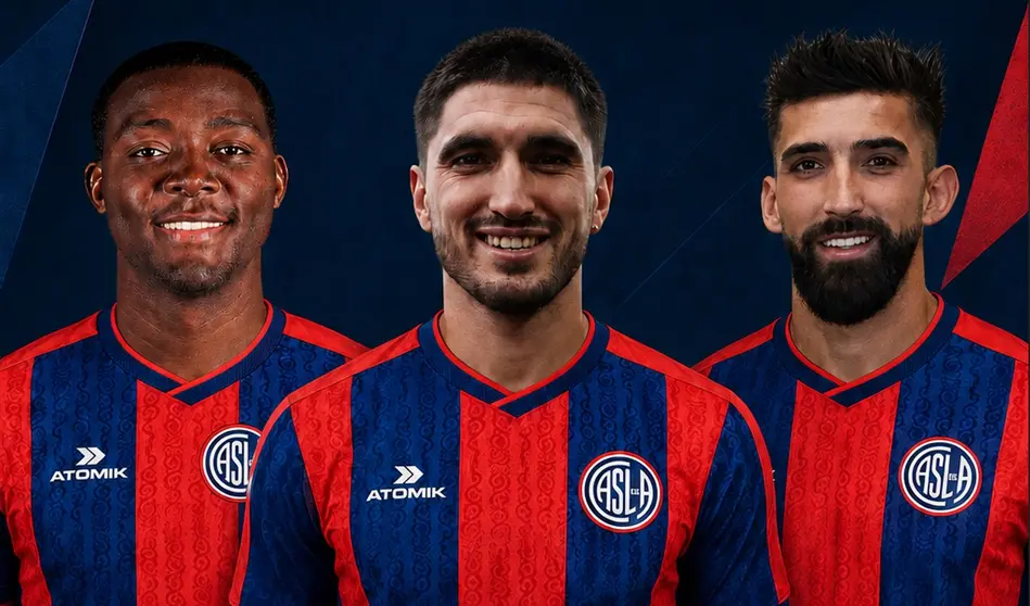 Arboleda, Del Prete y Amor, los tres refuerzo que se suman a San Loreno