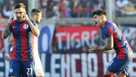 Elías y Bareiro en el último San Lorenzo - Boca