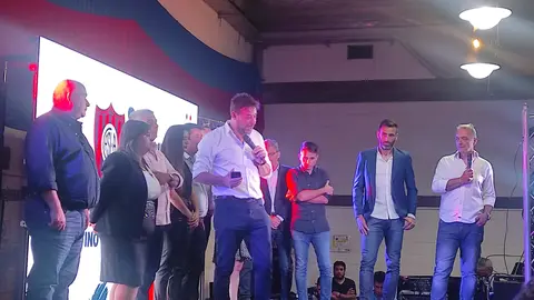 Constantino, Mastrosimone y su equipo se presentaron en sociedad