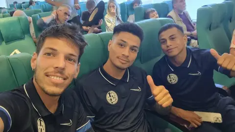 Martegani, Alexander Díaz y el Perrito Barrios, rumbo a Uruguay