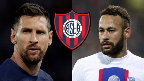 Messi Neymar San Lorenzo