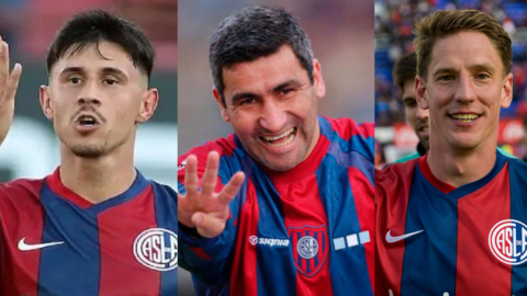 Beto Acosta, Adam Bareiro, Andr&eacute;s Vombergar