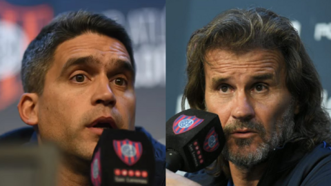 Matías Caruzzo y Rubén Darío Insúa en San Lorenzo