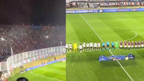 El recibimiento de San Lorenzo vs Sao Paulo por Copa Sudamericana