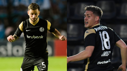 Jalil Elías y Girotti en San Lorenzo tras ganarle a Belgrano por Copa Argentina