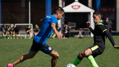 Carlos Azqui, el autor del gol de San Lorenzo vs Barracas
