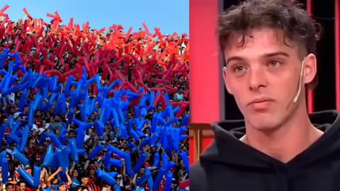 Hinchas de San Lorenzo y Maratea