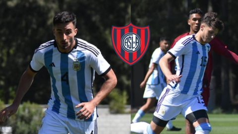 Luján y Calcaterra con la Selección Argentina sub 23