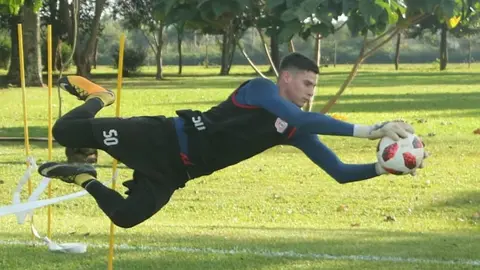Orlando Gill, nuevo arquero de San Lorenzo.