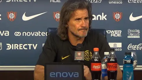 Rubén Darío Insúa, feliz tras el triunfo ante Godoy Cruz.