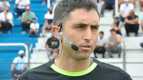 Nazareno Arasa, árbitro de San Lorenzo - Boca.