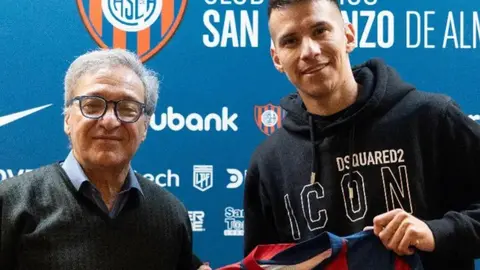 El ex presidente Arreceygor junto a Carlos Auzqui.