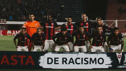 Los 11 de San Lorenzo que enfrentaron a Independiente del Valle.