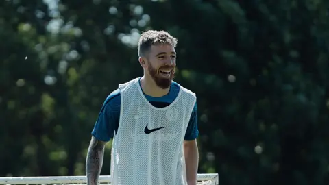 Iker Muniaín, el principal referente de San Lorenzo.