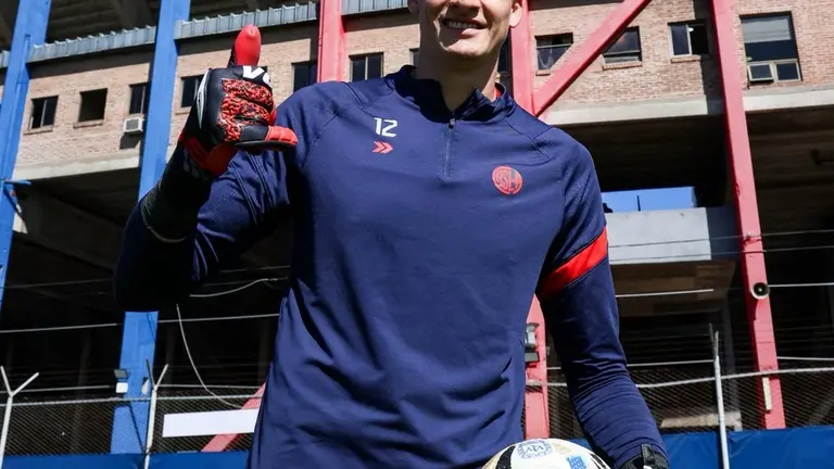 Orlando Gill, el arquero titular de San Lorenzo