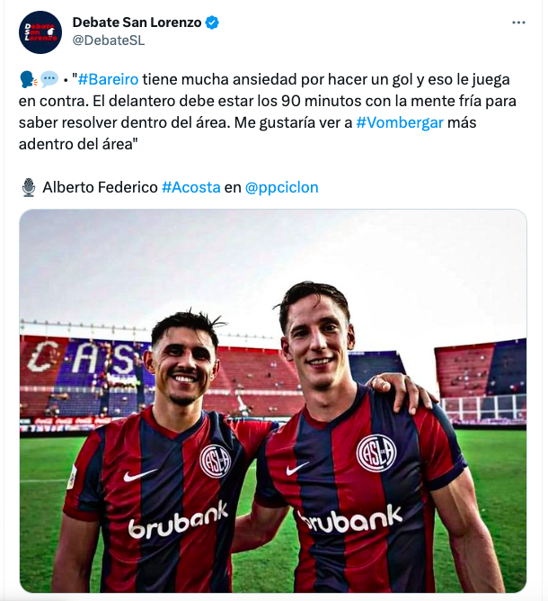 Lo que dijo Beto Acosta