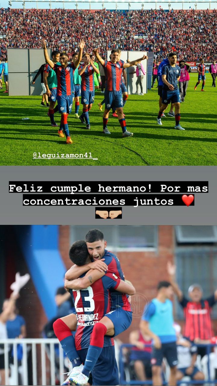 Gastón Hernández en sus redes sociales