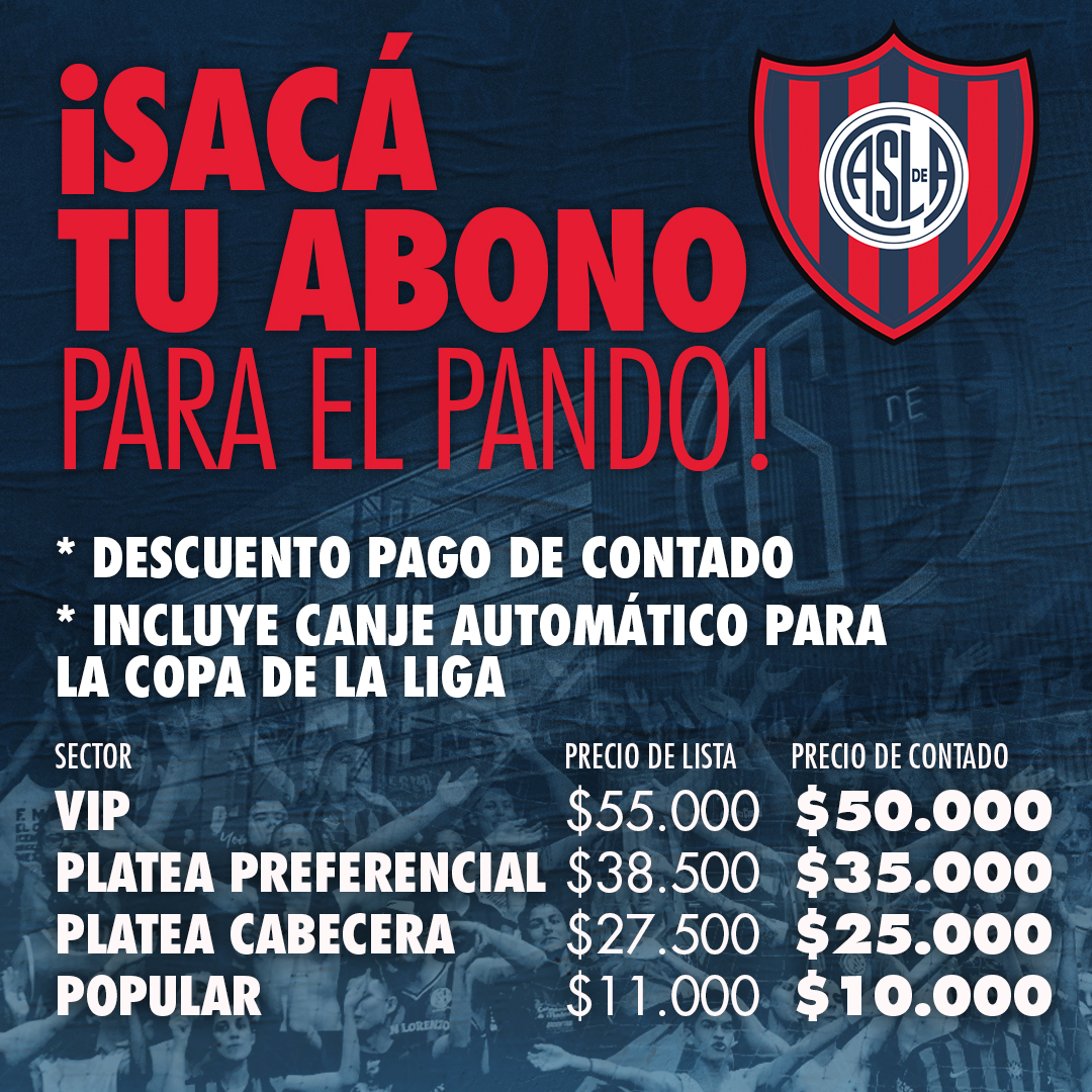 Abonos del Pando en San Lorenzo