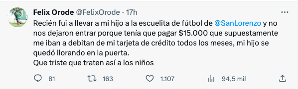 Félix Orode en redes