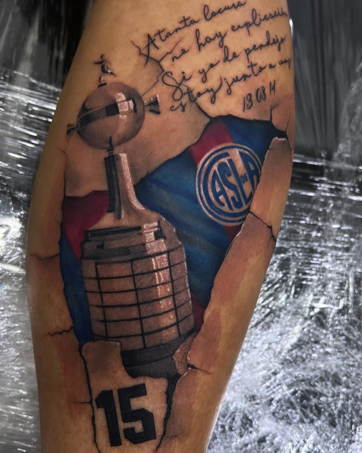 Tito Villalba lleva a San Lorenzo en su piel.