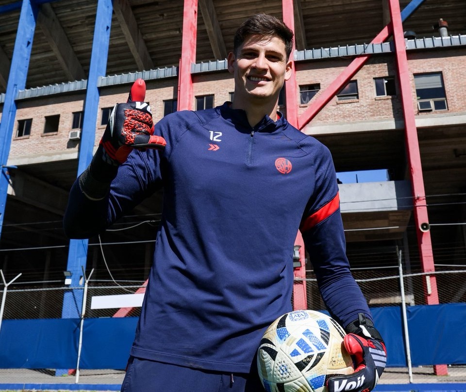 Orlando Gill, el arquero titular de San Lorenzo