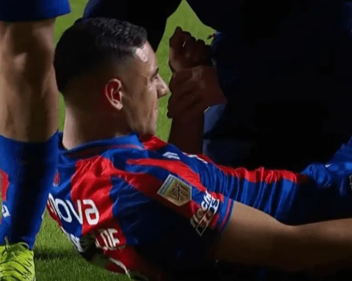 Manu Insaurralde y su lesión ante Vélez